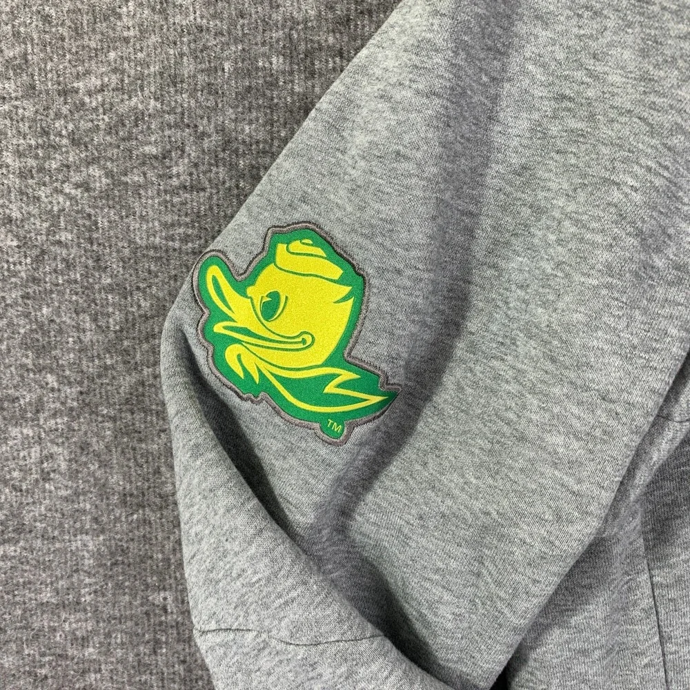 Nike Oregon Ducks Hoodie Men Large Gray Pullover Performance Sports